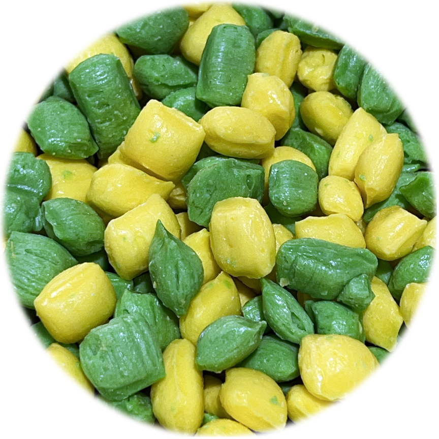 Pine/Lime Pebbles Candy