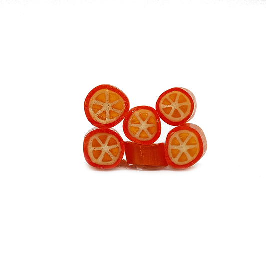 pieces of delicious Grapefruit candy made by Sticky