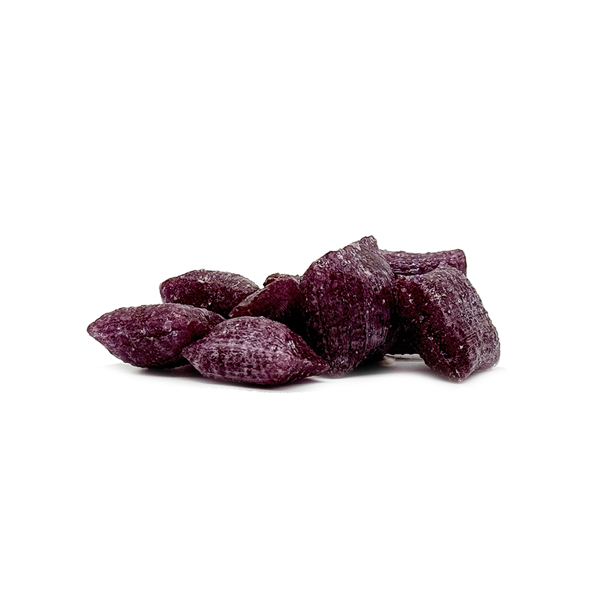 pieces of Sticky's delicious Acid Drop Blackberry candies