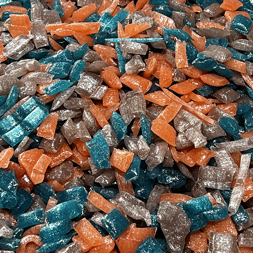 pieces of Sticky's Acid Drops 2.0 candy pillows