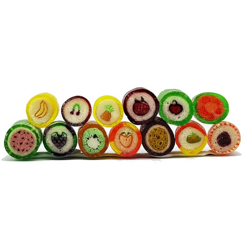 pieces of each flavor included in Sticky's delicious Fruit Mix candies