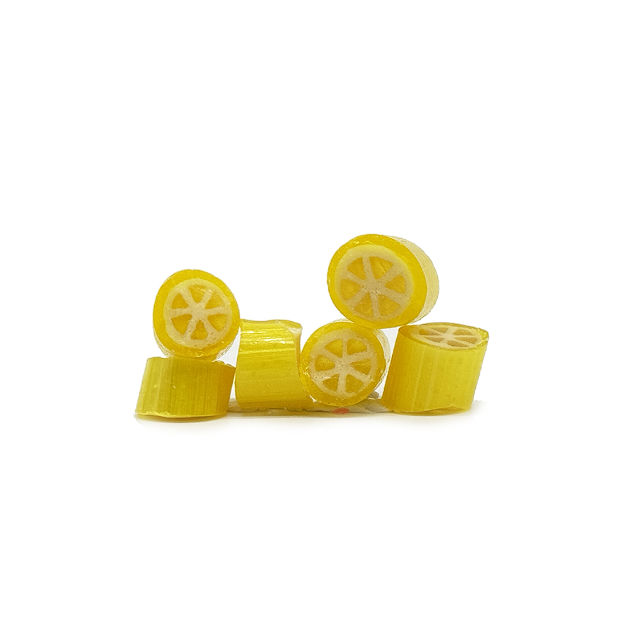 pieces of delicious Lemon candy made by Sticky