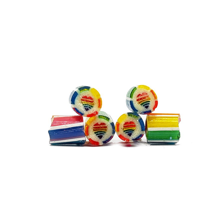 Rainbow Hearts Candy