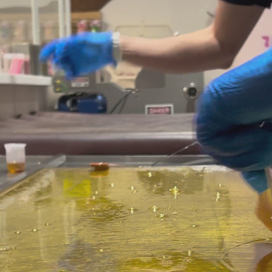 traditional candy artisans making Sticky's Acid Drop Apple candies