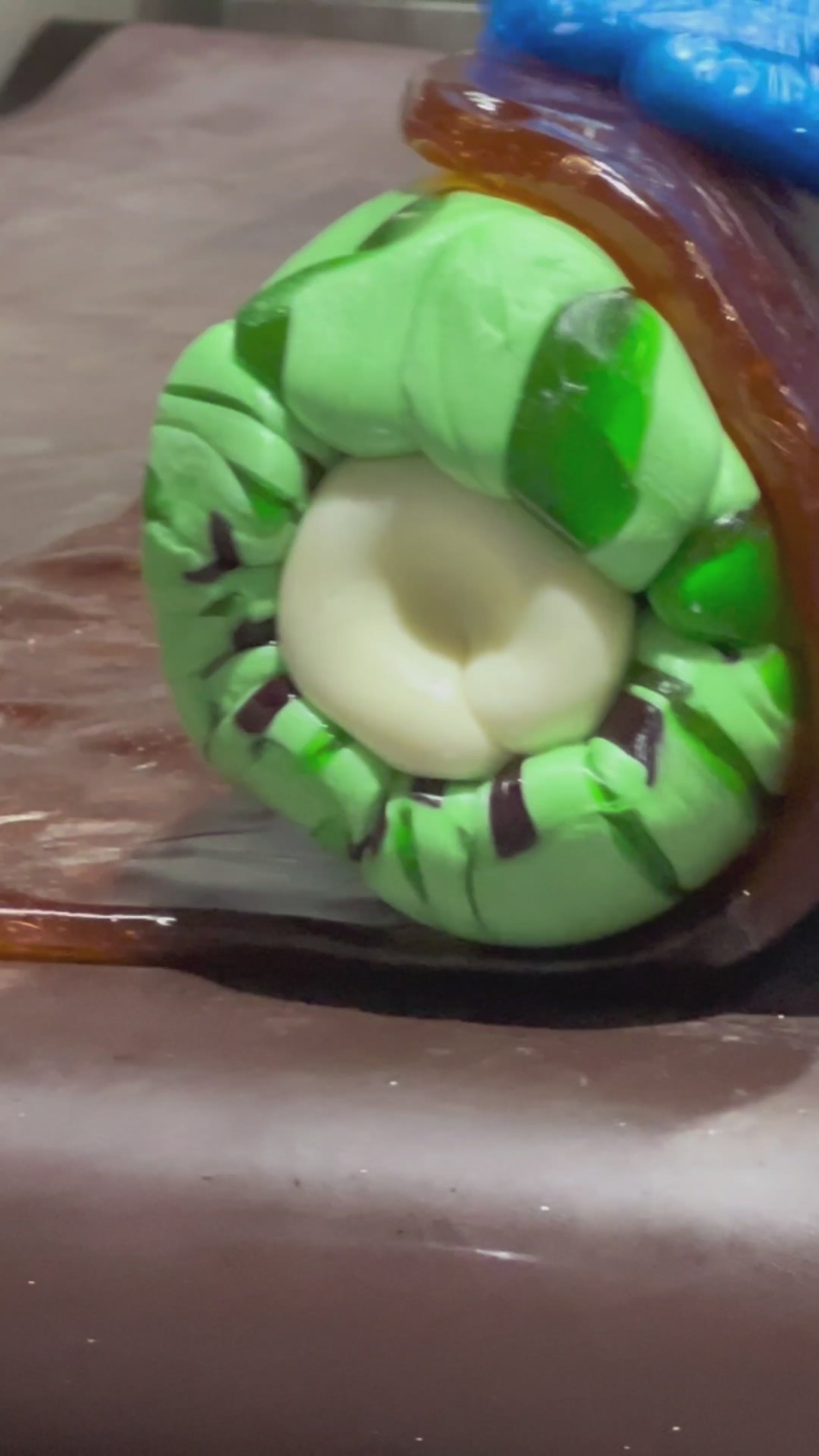 traditional candy artisans making Sticky's Kiwi Fruit candy