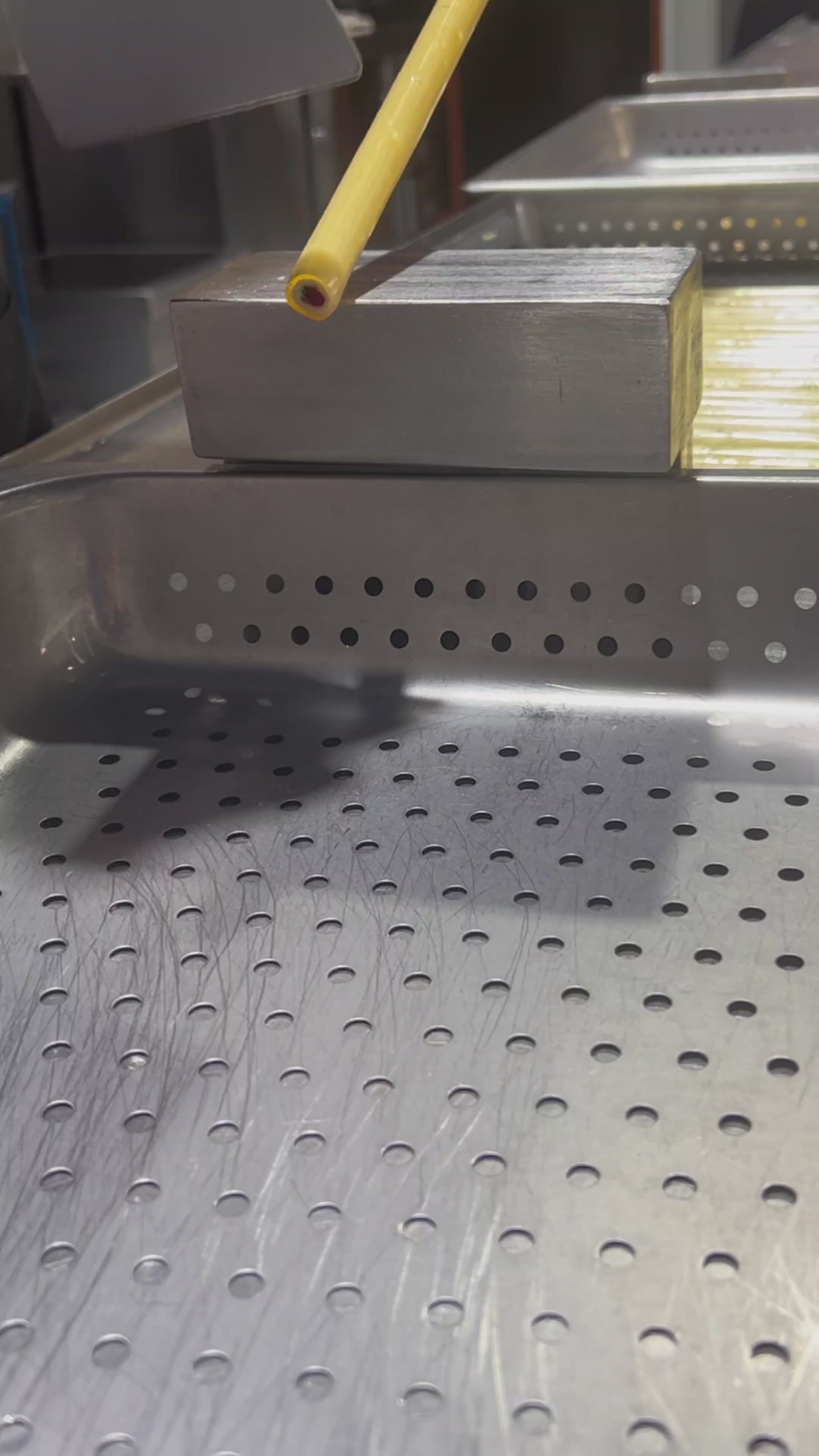 Load video: traditional candy artisans making Sticky&#39;s Raspberry candy