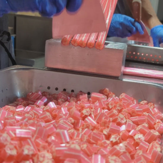 Sticky's artisans crafting their Cause Ribbon candy