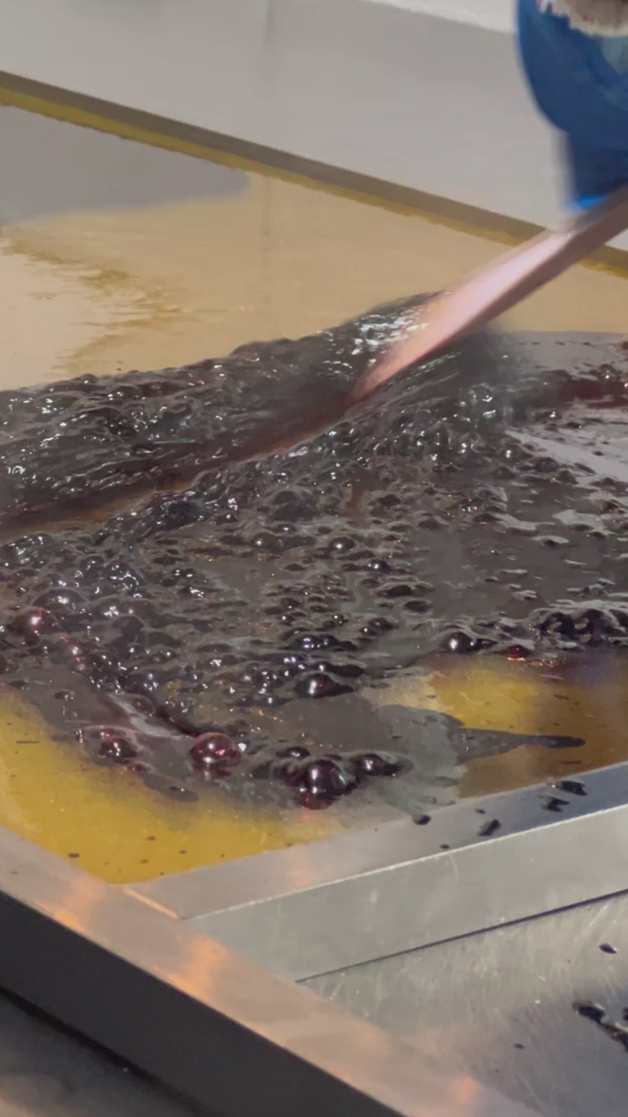Load video: traditional candy artisans making Sticky&#39;s Sour Cherry Cola candy 