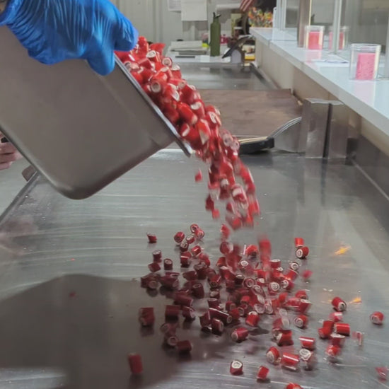 traditional candy artisans making Sticky's Halloween Mix candy