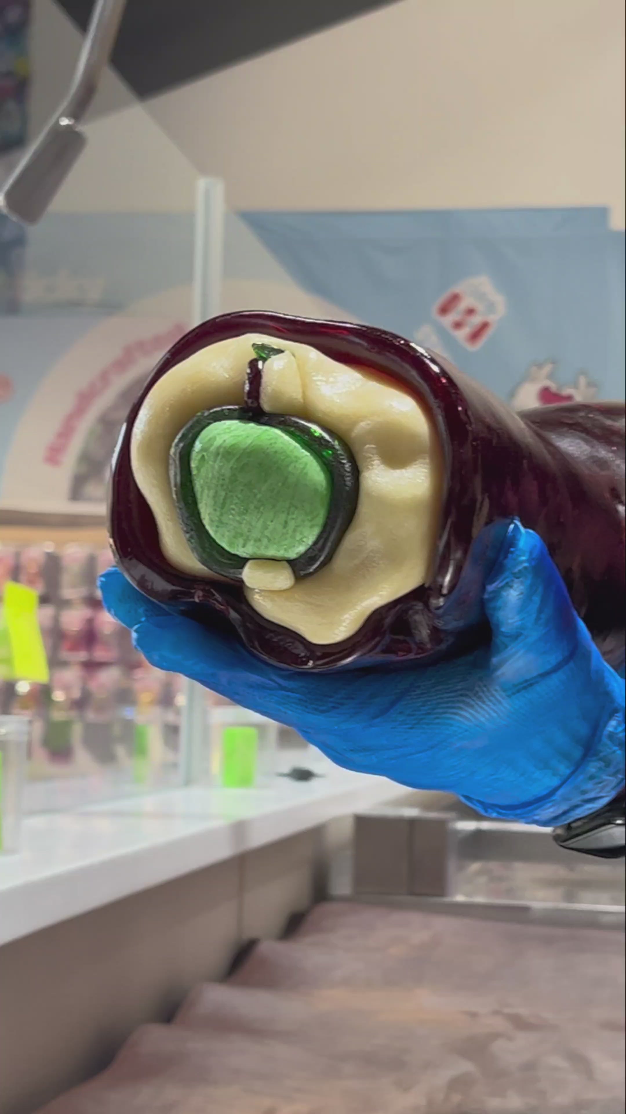 Load video: candy artisans making a batch of Sticky&#39;s Sour Fruit Mix candy 