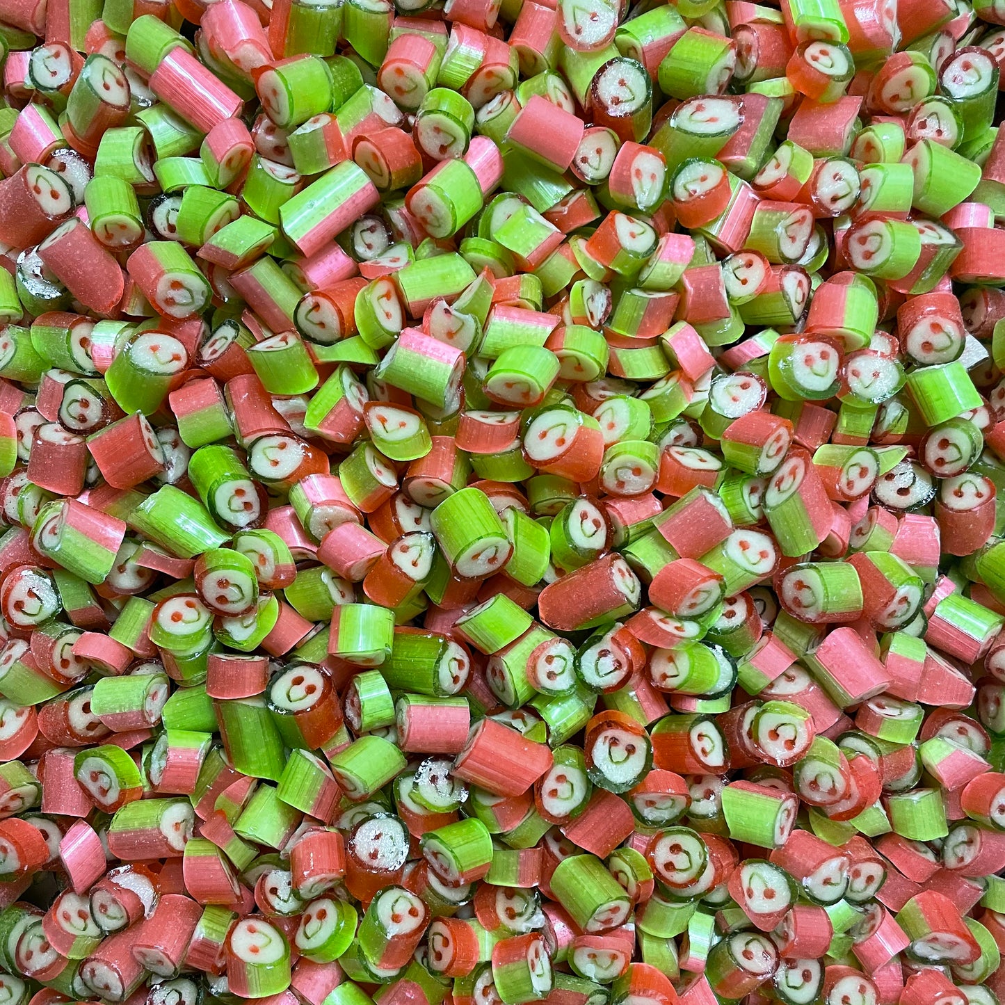 pieces of delicious Sour Cherry candy made by Sticky