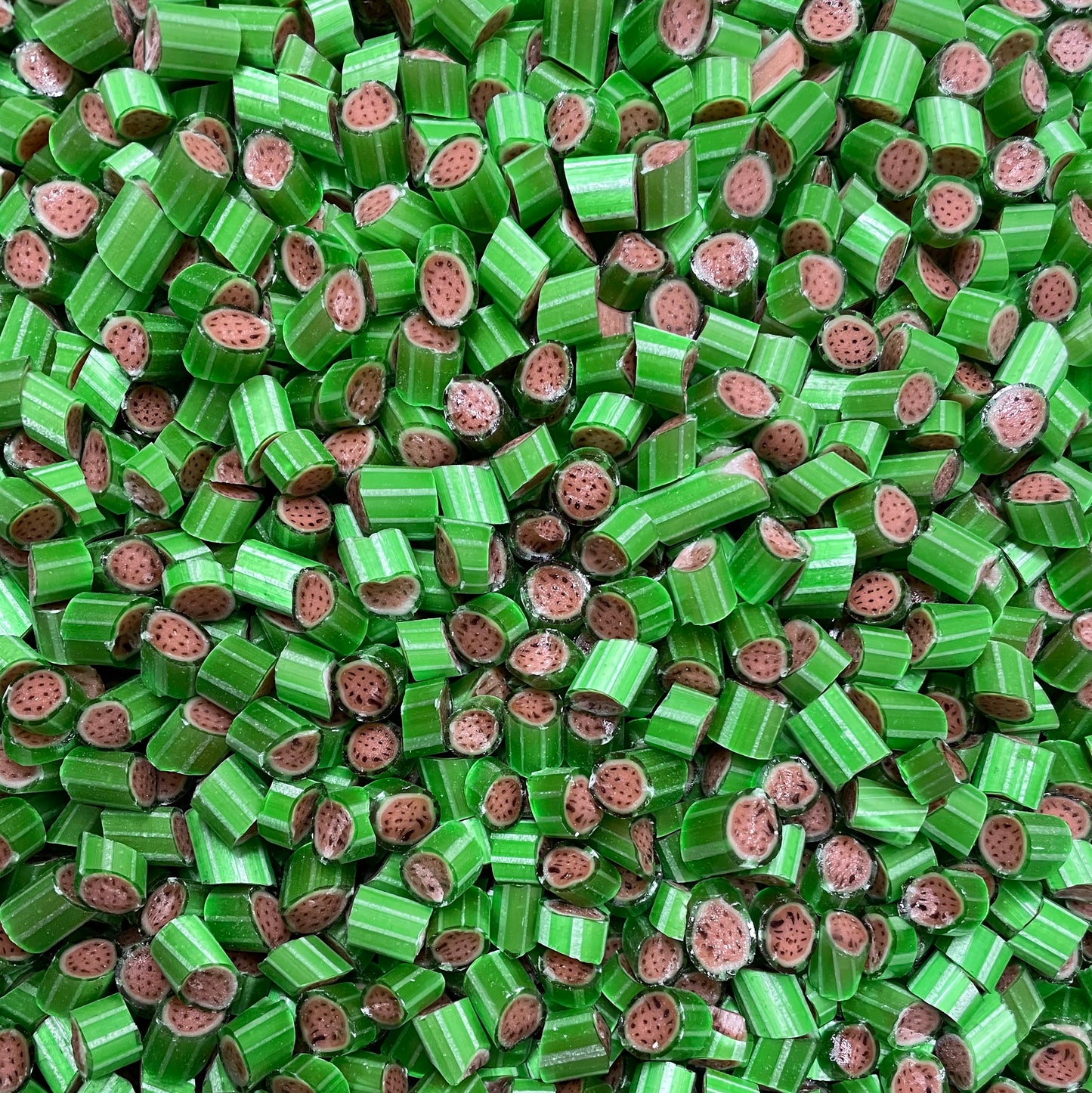 pieces of delicious Watermelon candy made by Sticky