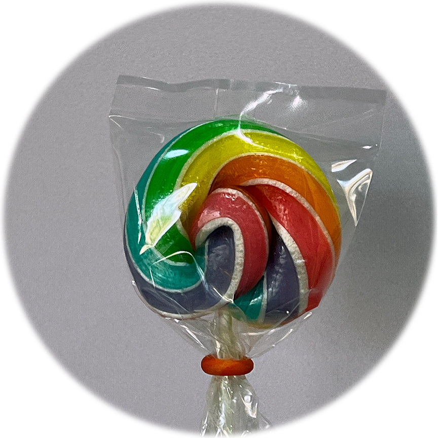 Sticky's handcrafted Rainbow Lollipop